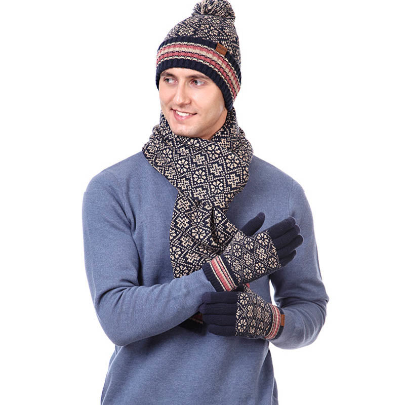 Ensemble 3 en 1 gants, bonnet et écharpe pour écran tactile - image 6