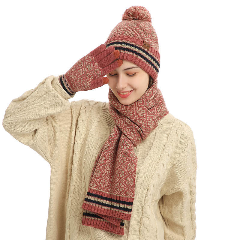 Ensemble 3 en 1 gants, bonnet et écharpe pour écran tactile - image 13