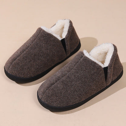 Chaussons chauds et confortables grande taille - Brun - États-Unis 9-10 - image 12