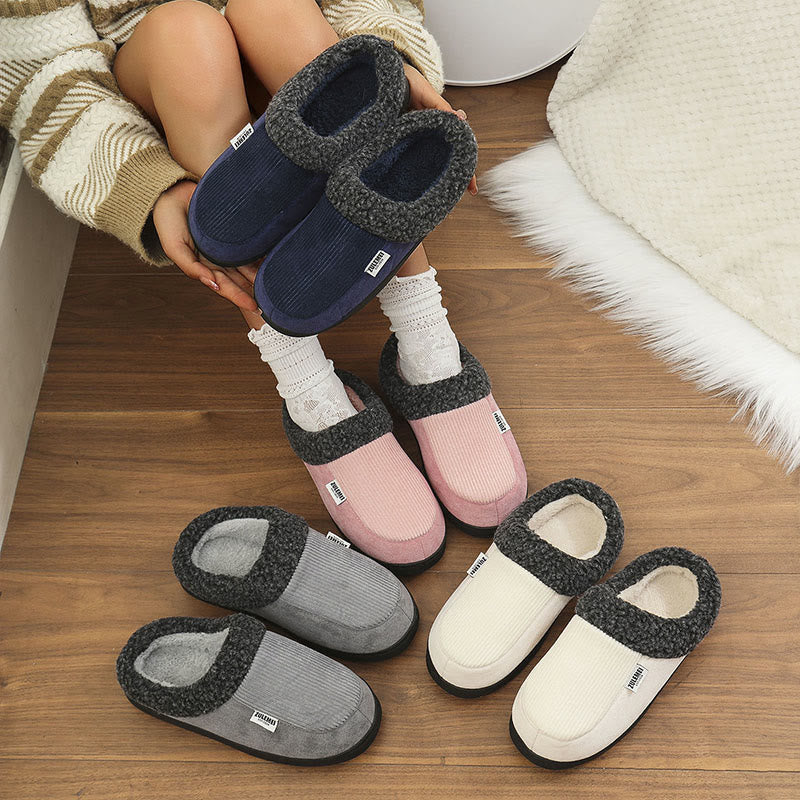 Chaussons à rayures verticales grande taille - image 0