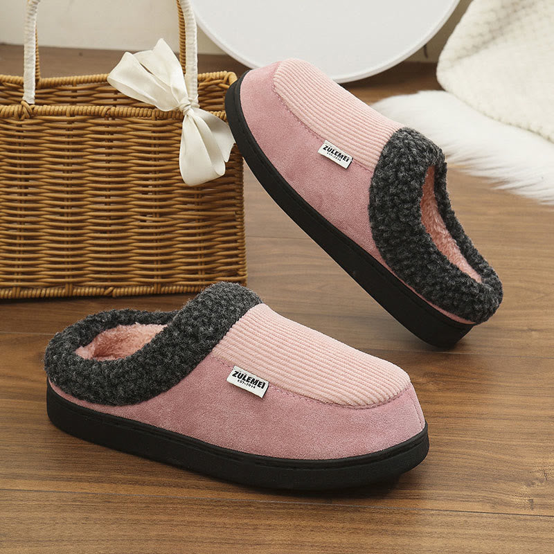 Chaussons à rayures verticales grande taille - Rose - États-Unis 13-14 - image 5