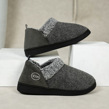 Chaussons épais grande taille - Gris - États-Unis 13-14 - image 4