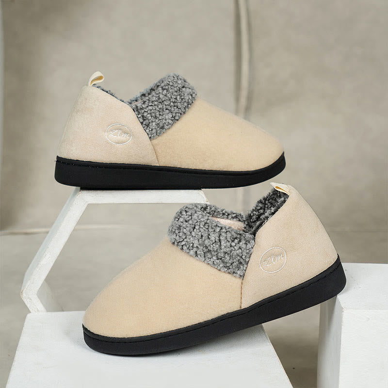 Chaussons épais grande taille - Beige - États-Unis 13-14 - image 3