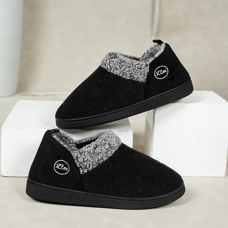 Chaussons épais grande taille - Noir - États-Unis 13-14 - image 5