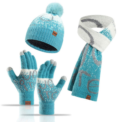 Ensemble 3 en 1 gants, bonnet et écharpe Alphabet - Lac Bleu - Taille unique - image 7