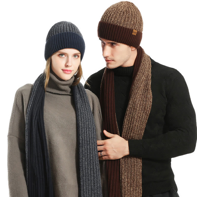 Ensemble 3 en 1 de gants, bonnet et écharpe assortis