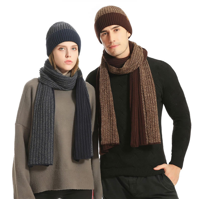 Ensemble 3 en 1 de gants, bonnet et écharpe assortis - image 1