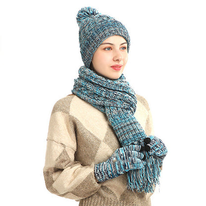 Ensemble 3 en 1 classique assorti : gants, bonnet, écharpe - image 7