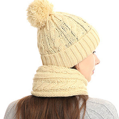 Ensemble 3 en 1 classique assorti : gants, bonnet, écharpe