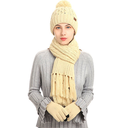 Ensemble 3 en 1 classique assorti : gants, bonnet, écharpe - image 5