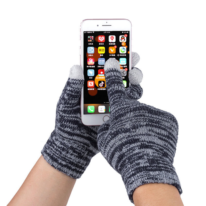 Ensemble 3 en 1 classique assorti : gants, bonnet, écharpe