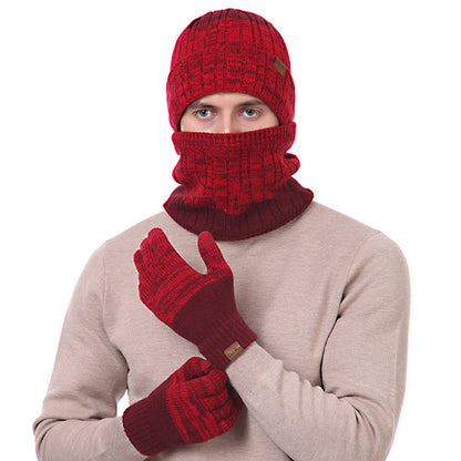 Ensemble 3 en 1 de gants, bonnet et écharpe d'extérieur