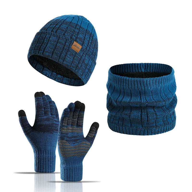 Ensemble 3 en 1 de gants, bonnet et écharpe d'extérieur