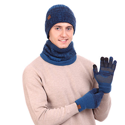 Ensemble 3 en 1 de gants, bonnet et écharpe d'extérieur