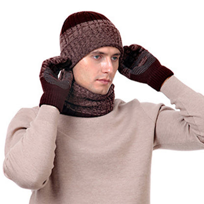 Ensemble 3 en 1 de gants, bonnet et écharpe d'extérieur