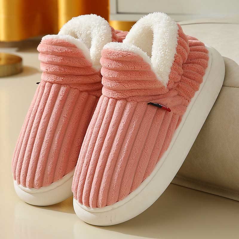 Chaussons doublés de fourrure grande taille - Rose - États-Unis 10-11 - image 7