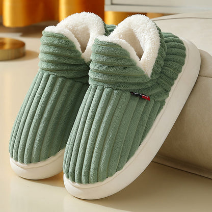 Chaussons doublés de fourrure grande taille - Vert clair - États-Unis 10-11 - image 11