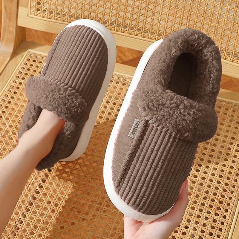 Chaussons d'hiver chauds et moelleux grande taille - image 2