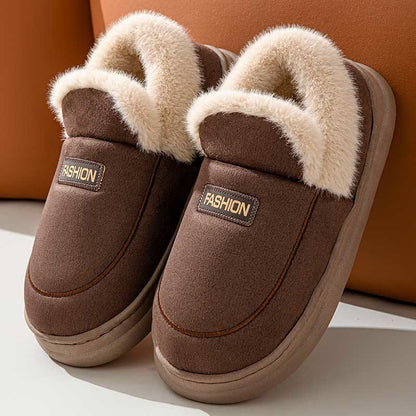 Chaussons de chambre confortables grande taille - Café - États-Unis 8-9 - image 7