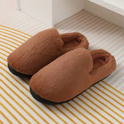 Chaussons d'hiver marron grande taille - image 4