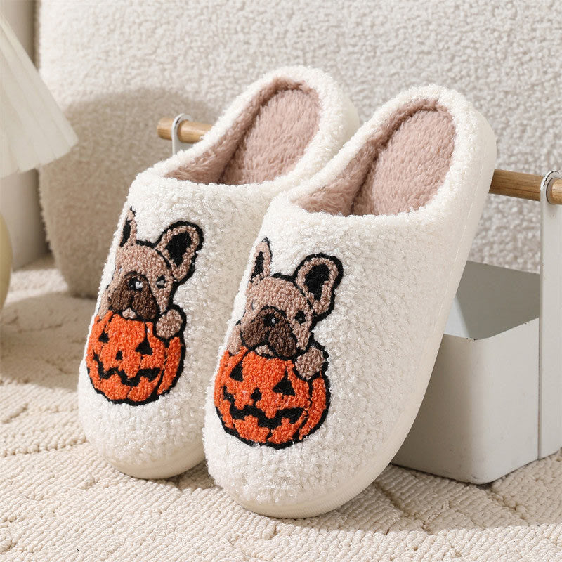 Chaussons citrouilles pour chiots grande taille - Beige - EU42-43 (US8.5-9) - image 2