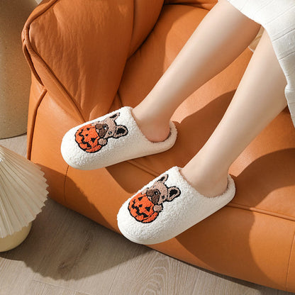 Chaussons citrouilles pour chiots grande taille - image 1