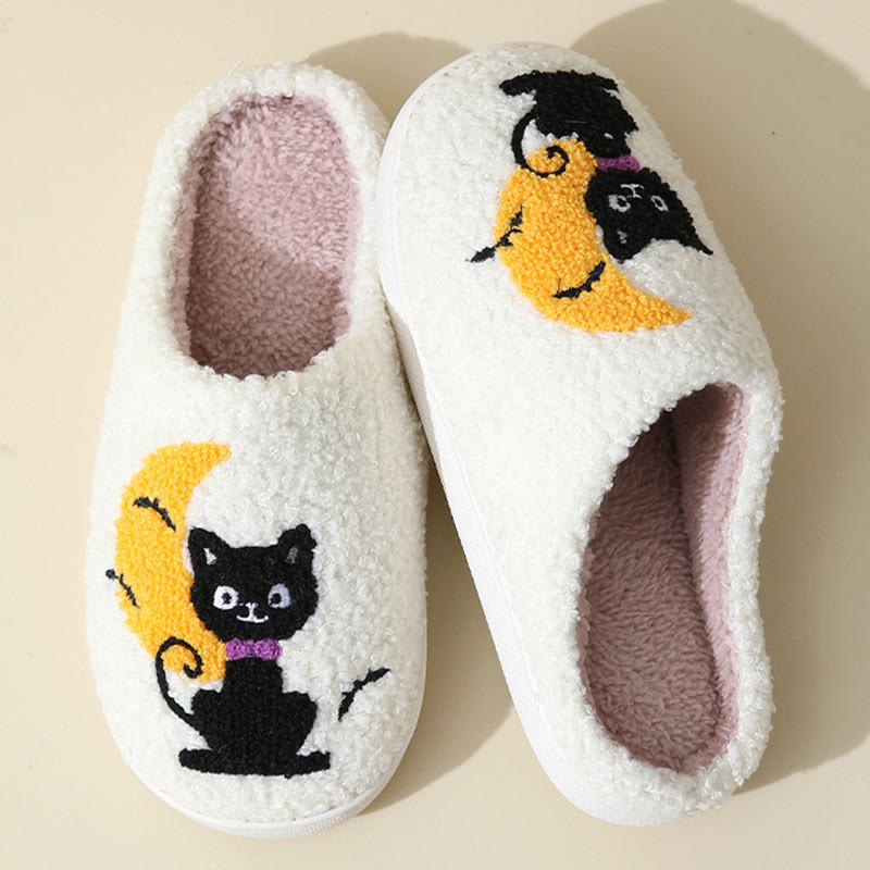 Chaussons chat lune grande taille - image 4
