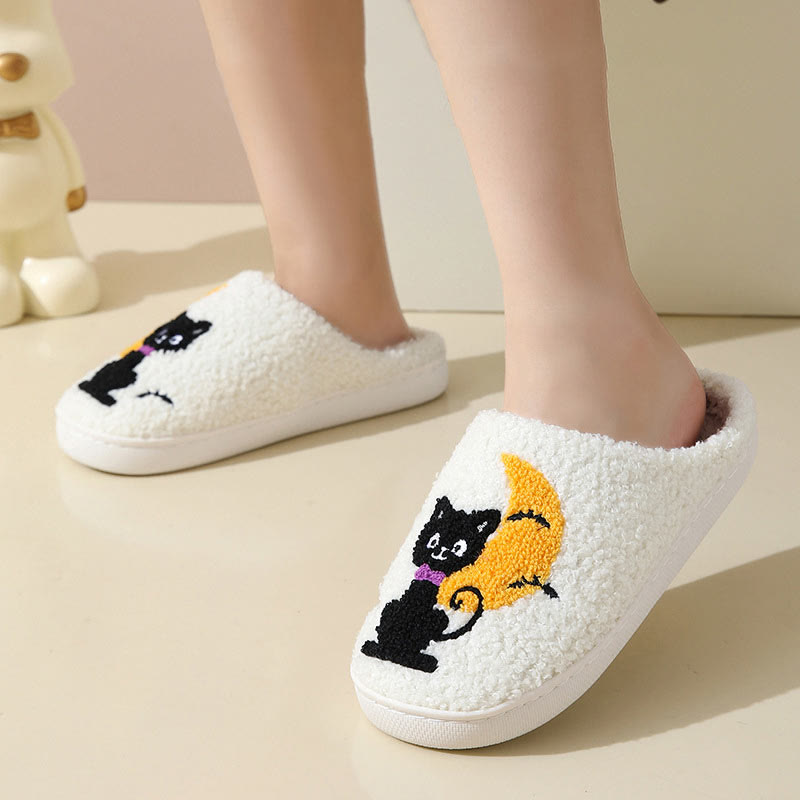 Chaussons chat lune grande taille - image 0