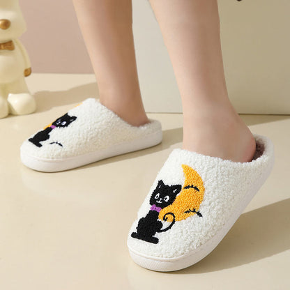 Chaussons chat lune grande taille - image 0