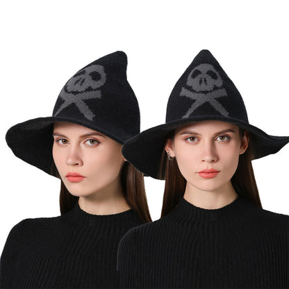 Chapeau de sorcière crâne empoisonné d'Halloween - Noir - Taille unique - image 10