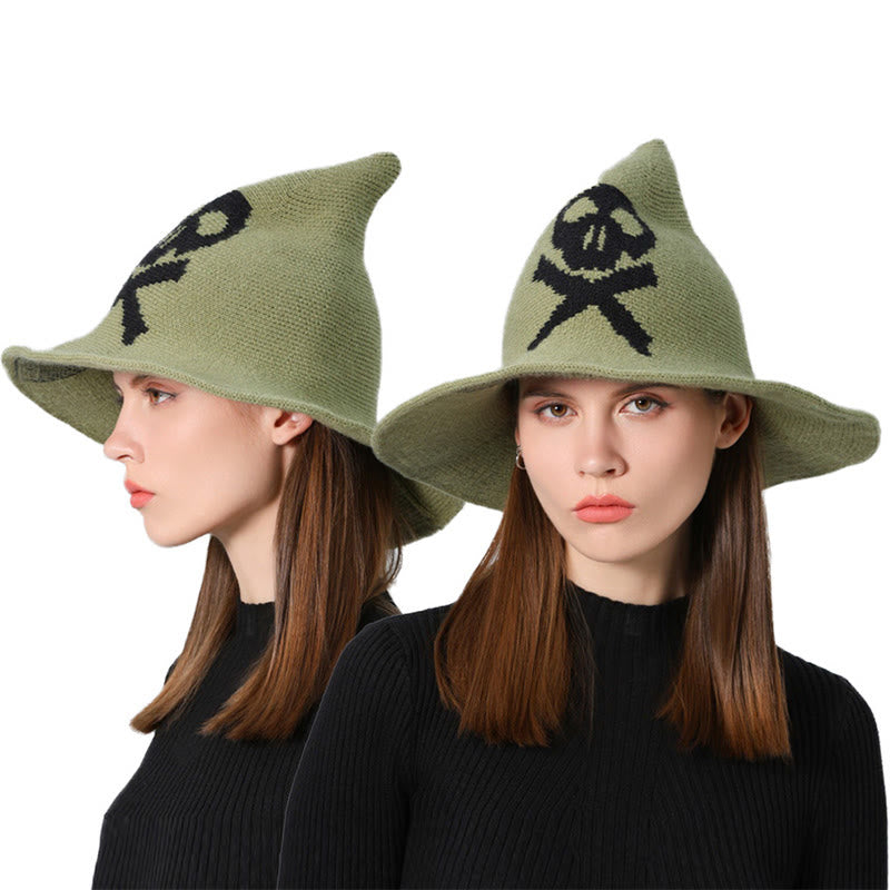 Chapeau de sorcière crâne empoisonné d'Halloween - Vert - Taille unique - image 8