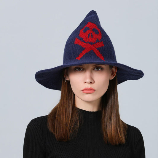 Chapeau de sorcière crâne empoisonné d'Halloween - image 0