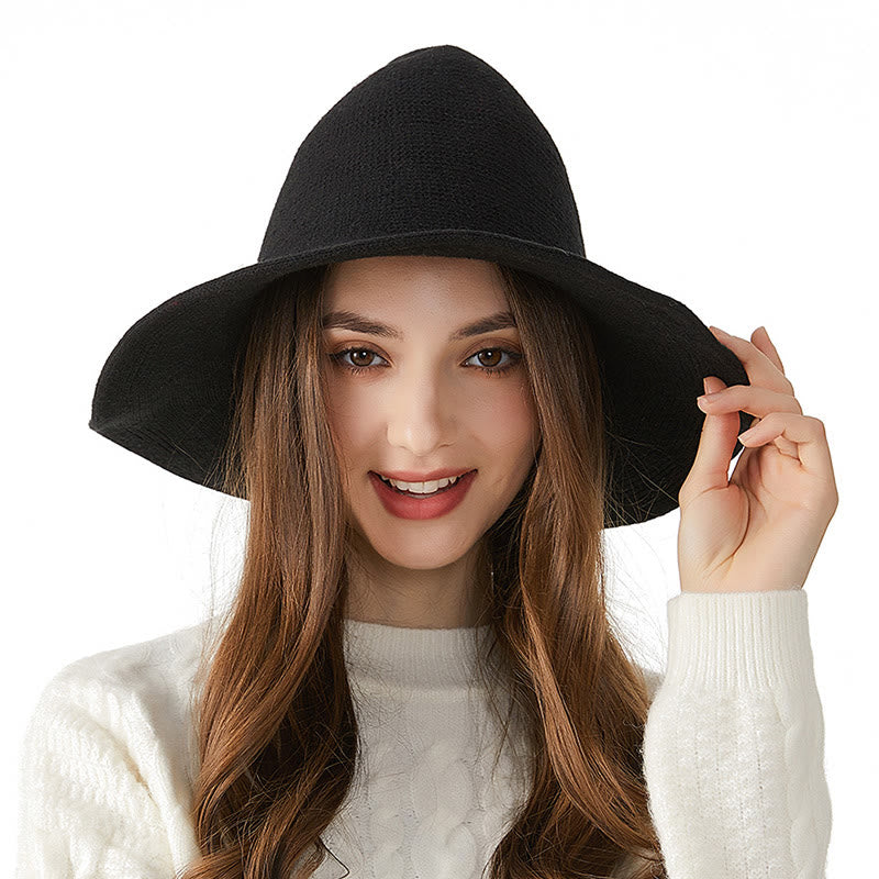 Chapeau de sorcière de couleur unie pour Halloween - image 2