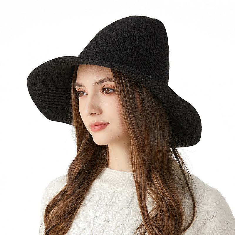 Chapeau de sorcière de couleur unie pour Halloween - image 3