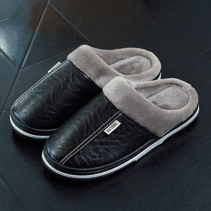 Chaussons tendance grande taille pour la maison - Noir - UE50-51 (US14-15) - image 5