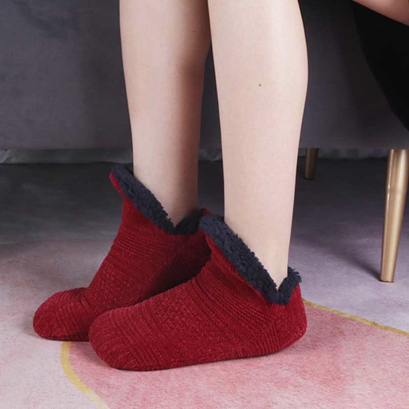 Chaussons-chaussettes grande taille pour dormir à la maison - image 3