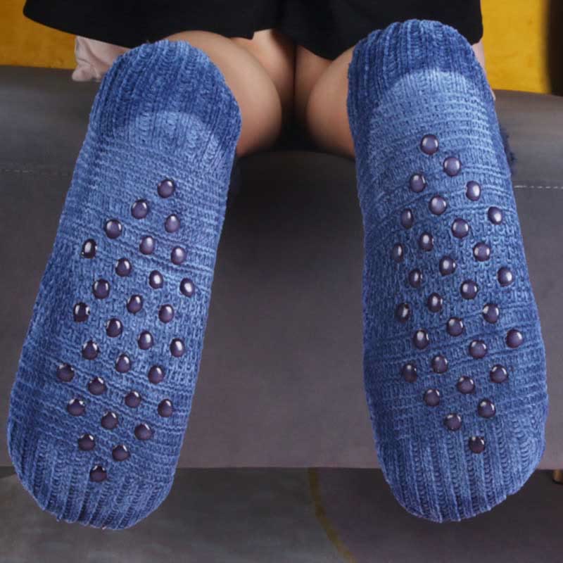 Chaussons-chaussettes grande taille pour dormir à la maison - image 2
