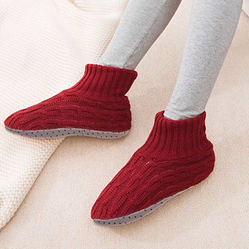 Chaussons-chaussettes épais et doux pour la peau, grande taille - image 2