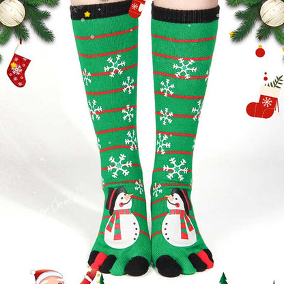 Chaussettes de Noël Alignement Crew (2 paires) - image 1