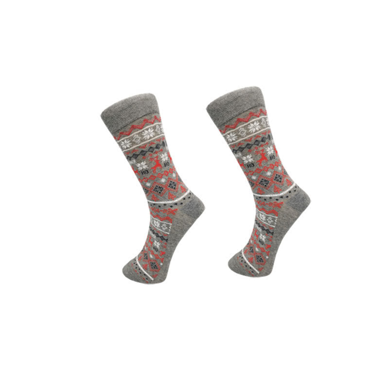 Chaussettes fantaisie de Noël (6 paires) - image 3