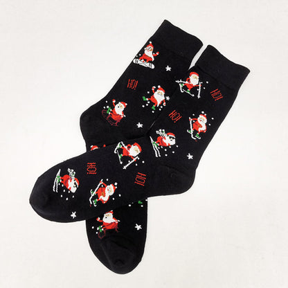 Chaussettes de Noël tendance grande taille (6 paires) - image 10