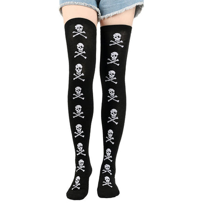 Chaussettes hautes d'Halloween (6 paires) - image 1