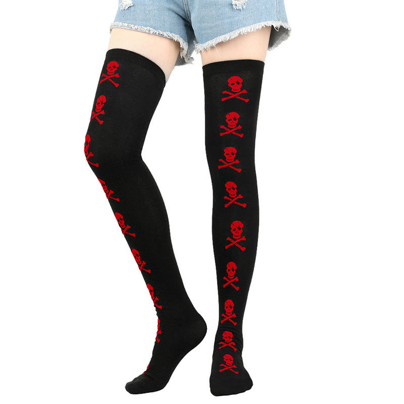 Chaussettes hautes d'Halloween (6 paires) - image 8