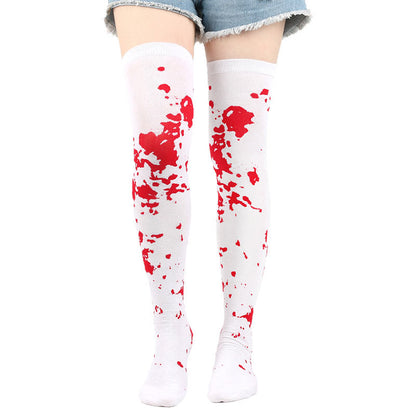 Chaussettes hautes d'Halloween (6 paires) - image 5