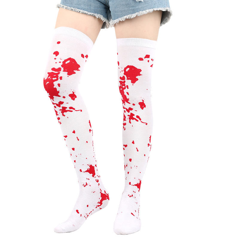 Chaussettes hautes d'Halloween (6 paires) - image 8