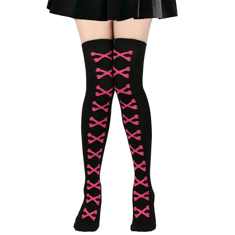 Chaussettes hautes Halloween (7 paires) - image 1
