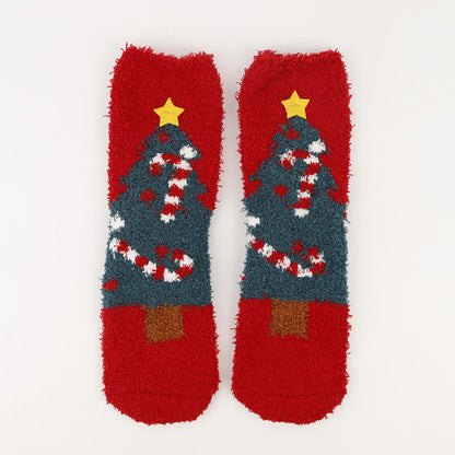 Chaussettes de Noël en polaire corail grande taille (3 paires) - image 18