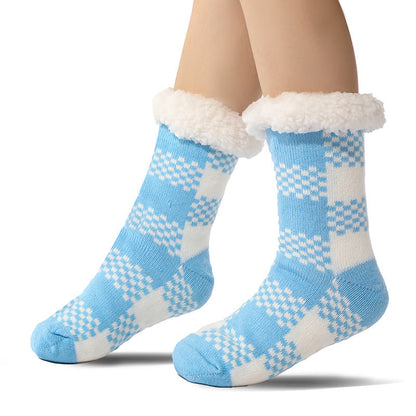 Chaussons-chaussettes à grille grande taille - Lac Bleu - EU37-42 (US4-8.5) - image 3