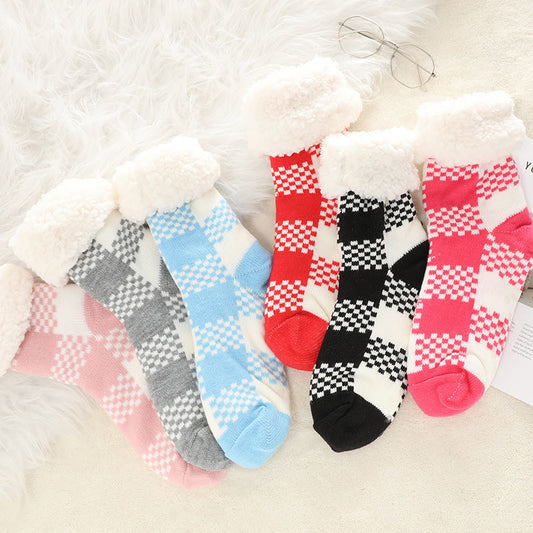 Chaussons-chaussettes à grille grande taille - image 0