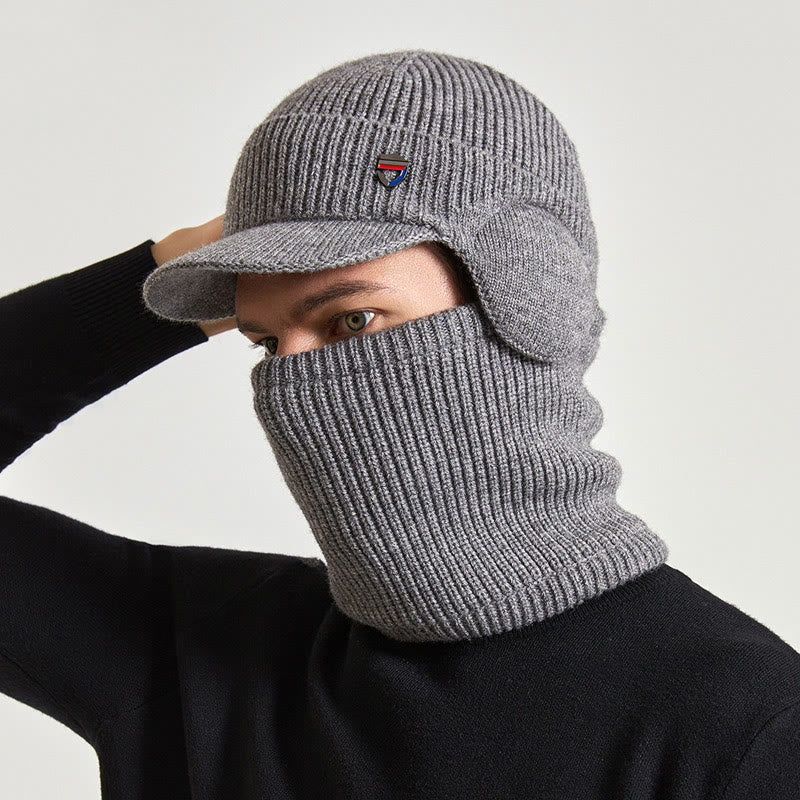 Ensemble 2 en 1 : cache-oreilles, bonnet, écharpe et bonnet - image 6